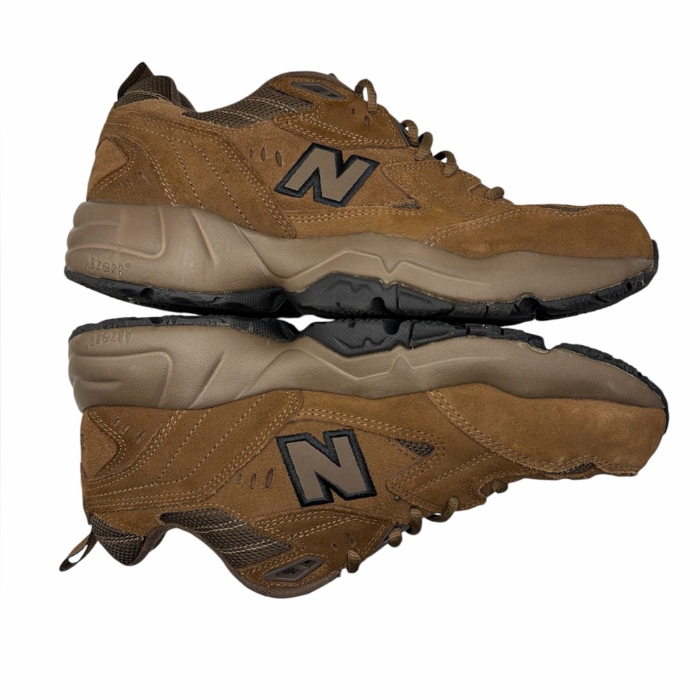 New Balance Men’s 608 Classic Trainer Sneakers Brown Suede 9.5 - Picture 4 of 6